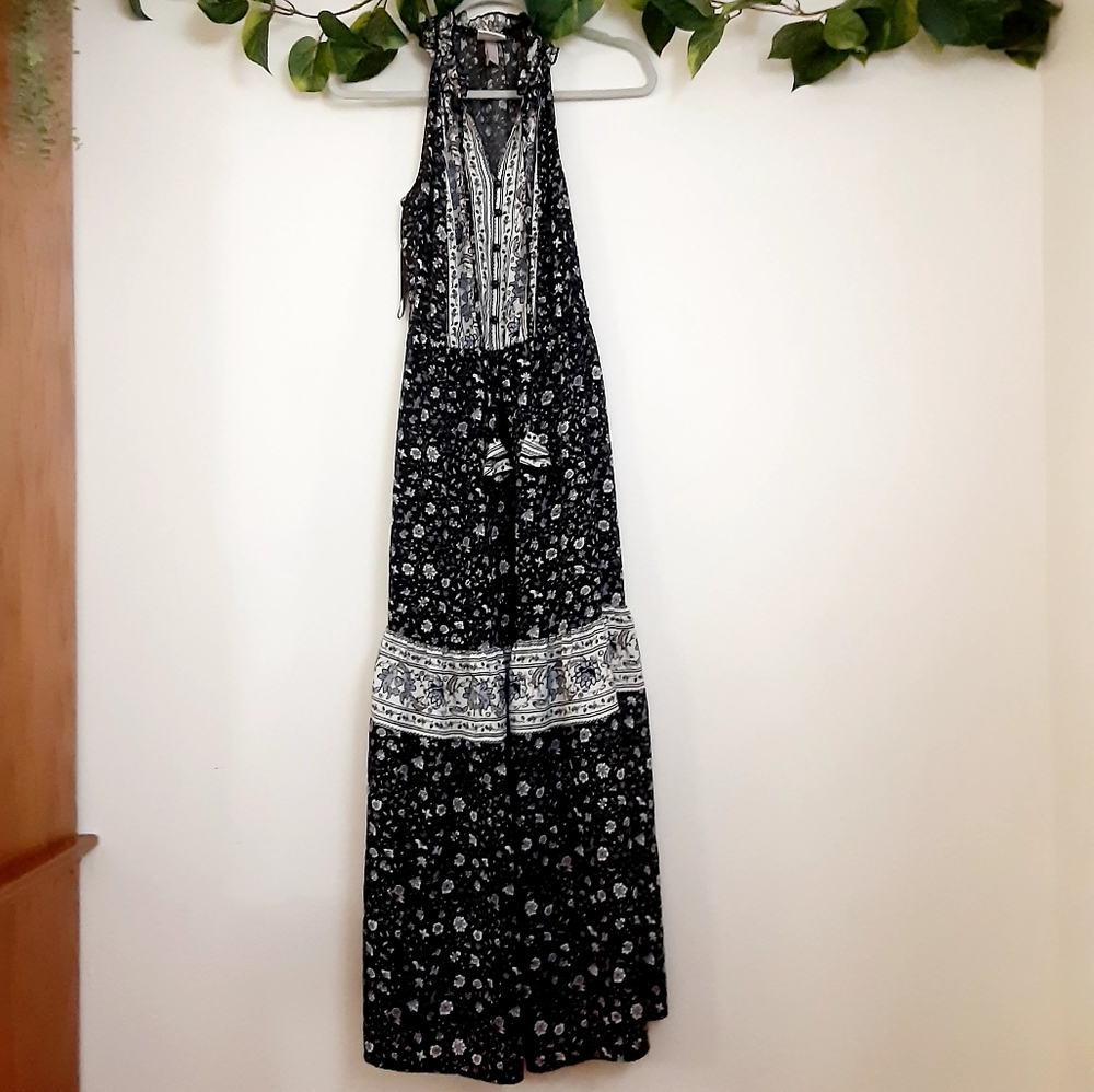 floral maxi dress